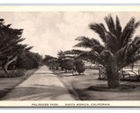 Palisades Park Santa Monica California CA UNP WB Postcard Z9 - £3.84 GBP