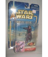 2002 Star Wars Zam Wesell Bounty Hunter with Quick-Draw Action Figure #1... - £9.39 GBP