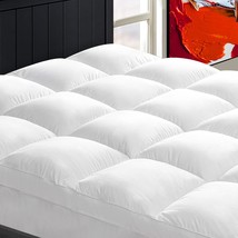 Cooling Queen Mattress Topper For Back Pain, Deep Elastic Pocket, Plush ... - $72.95
