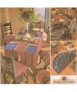 Xmas Tablecloths Runners Placemats Chair Pad Silverware Caddy Napkin Sew... - $12.99