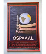 1981 Original Political Cuban POSTER.OSPAAAL.Socialism collectible art.R... - £93.83 GBP