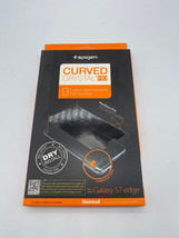 Spigen Curved Crystal Galaxy S7 Edge Screen Protector with Crystal Film 2 Pack - $3.00