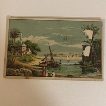 Fishing Scene Victorian Trade Card VTC4 - £6.22 GBP