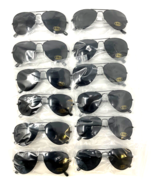 WHOLESALE DOZEN 12 PCS LOT SPORT PILOT CLASSIC AVIATOR CASUAL SUNGLASSES - $23.70