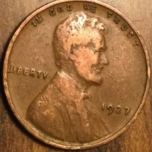 1927 Usa Lincoln Wheat One Cent Penny Coin - £1.37 GBP