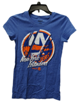 Reebok Femmes New York Islanders T-Shirt, Bleu - Grand - £11.89 GBP