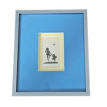 Disney Winnie Framed Hand Colored Metal Engraving The House at Pooh Corner - £18.98 GBP