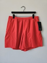Nwt Lululemon Crnr Carnation Red Pace Breaker Shorts 7&quot; Linerless Men&#39;s Xl - £61.94 GBP