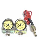 Smiths Replica Temp+ Oil Gauge Yellow face with Chrome Bezel - $60.79 CAD
