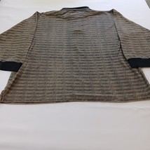 W.R. Gass Classic Men's Gray Cotton Collar Casual Shirt Long Sleeve Size Large image 2