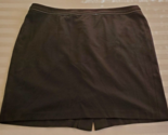 Talbots Womans Petite Black Rayon &amp; Nylon Skirt  Size 18WP - $16.82