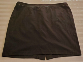 Talbots Womans Petite Black Rayon &amp; Nylon Skirt  Size 18WP - £13.18 GBP