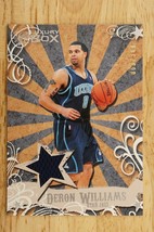 2006-07 Topps Luxury Box Deron Williams MR-DW Jersey Relic 63/349 Utah Jazz - £14.04 GBP