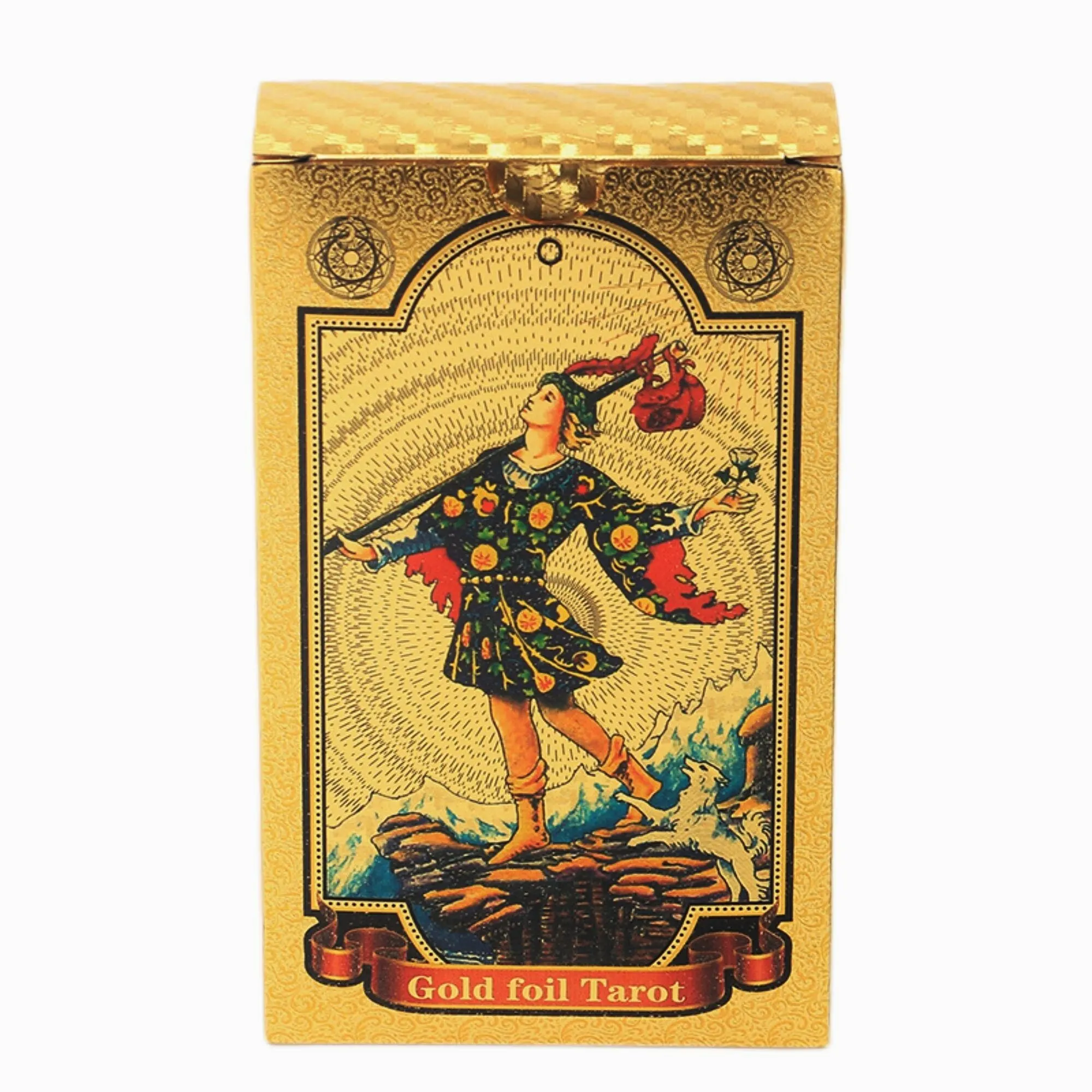  Foil Tarot 12x7cm 80 Cards Deck PVC Waterproof Wear-resistant d Game Card d Gam - £138.35 GBP