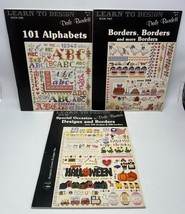 3 Learn Design by Dale Burdett-Bk 1 101 Alphabets-Bk 2 Borders-Bk 10 Occ... - £15.94 GBP