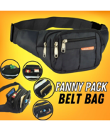 Waist Bag Fanny Pack For Men Women Hip Belt Bum Pouch Sport Travel Purse... - £20.72 GBP