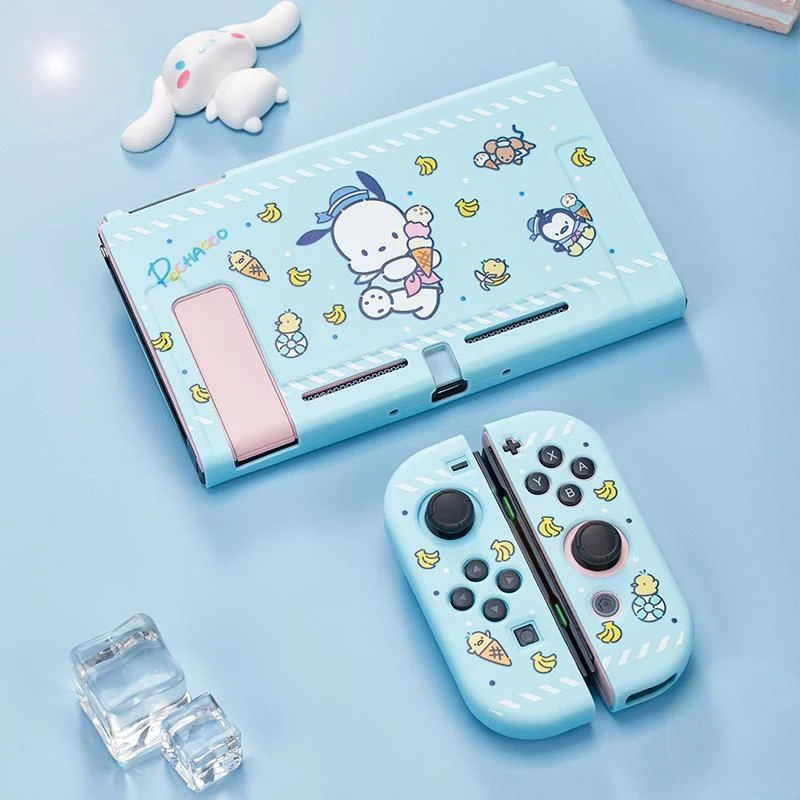 Sanrioed Hellokitty Pochacco Cartoon Skin Protective Case Nintendo Switch Ns - £13.00 GBP