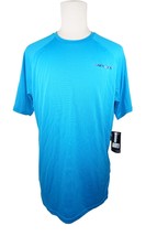 Bauer Hockey Logo&#39;d Training 37.5 Premium Tee - Blue L Shirt Youth Kid L... - £11.72 GBP