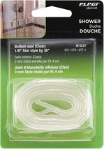 Prime-Line M 6227 Shower Door Bottom Sweep, 36 in L X 1/8 in W, Vinyl, C... - $5.94