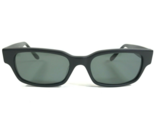 Morgenthal Frederics Sunglasses 101M RALPHIE Matte Black Frame W Green L... - $112.24