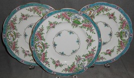 Set (3) Minton Japonica Pattern Bone China Dinner Plates Made In England - $89.09