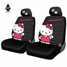 Car Truck SUV Seat Cover For Chevy New Hello Kitty Core Front Low Back Bundle - £47.77 GBP