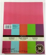 RECOLLECTIONS CARDSTOCK  Paper - PUNCHY FLORALS - 8 1/2&quot; x 11&quot; 50 Sheets... - $10.44