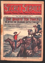 Secret Service 12/26/1919-Tousey-&quot;Colorado Cattle Thieves&quot;-6¢ cover price-tit... - £35.39 GBP