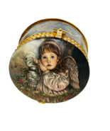 Ardleigh Elliott Hope Gardens Innocence Music Box vtg jewelry figurine a... - £31.10 GBP