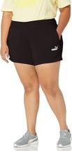 Puma Women&#39;s Essential 4&quot; Regular Fit Sweat Shorts Black Small P - £10.29 GBP