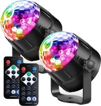 2 Party Lights Disco Ball Light Led Rgb Stage Lighting Strobe Lamp Ktv P... - £32.85 GBP