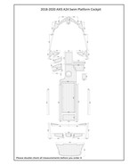 2018-2020 AXIS A24 Swim Platform Cockpit Boat EVA Faux Foam Teak Deck Fl... - $1,467.99 CAD
