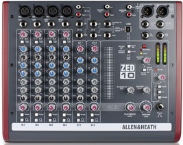 Allen &amp; Heath ZED-10 Multipurpose Mixer for Live Sound and Recording - £287.11 GBP