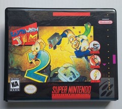 Earthworm Jim 2 Case Only Super Nintendo Snes Box Best Quality Available - £10.19 GBP