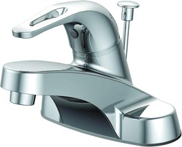 EZ FLO Prestige Bathroom Faucet Chrome 1-Handle Low Arc Centerset 10090LF - $30.29