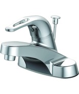 EZ FLO Prestige Bathroom Faucet Chrome 1-Handle Low Arc Centerset 10090LF - £23.81 GBP
