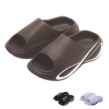 Brown Soft Sandals EVA Pillow Slippers for Women Men Non Slip Slates Out... - £10.89 GBP