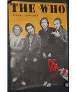 The Who Vintage Poster Face Dances 1981 39*27 Inch Large Peter Townsend VG+ - £55.00 GBP