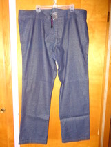 Suzanne Somers Women&#39;s Blue Jeans 24 Metallic Sparkle Gold Specks 108898... - $34.99