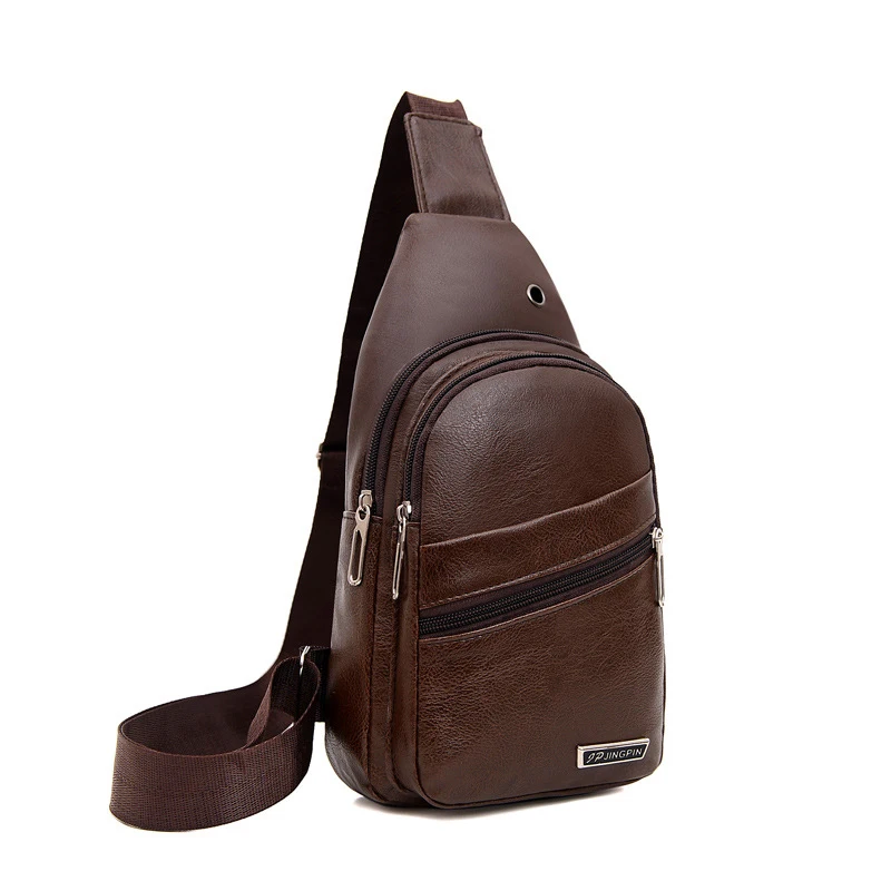 Sbody bags usb chest purse designer messenger bag sport daily leather shoulder diagonal thumb200