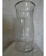 E.O Brody Glass #4091-C Clear 9 ¾ Inch Ribbed Flower Vase (#3614) - $35.39 CAD