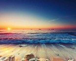 Beautiful Calming Sunset Beach Scene Large A2 Poster Print 59cm x 42cm B... - $7.45