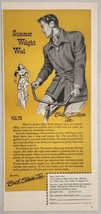 1947 Print Ad Buck Skein Joe Men&#39;s Summer Wool Jackets Bicycles New York,NY - $15.79
