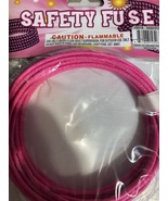 Safety Fuse,Cannon hobby fuse 20  feet  pink 1/seconds/inch burn time  - £14.74 GBP