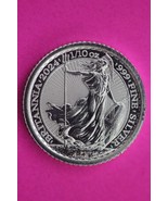 2024 Great Britain 20 Pence 1/10 th Ounce Britannia .999 Silver Authenti... - $29.98 CAD
