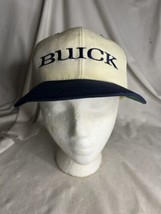Vintage 1990s Texace Buick Hat White Stretchable Large-XLarge XL - $14.85