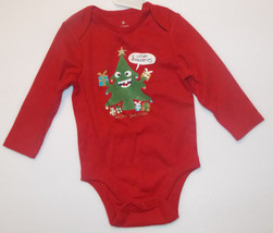 Old Navy Infant Chirstmas Long Sleeve Bodysuit Unisex Size 3-6 Months NWT - £5.66 GBP