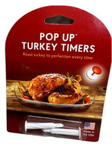 HIC Pop Up Turkey Timer Set of 2 Kitchen Roasting Turkey - £4.45 GBP