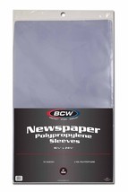 50 BCW Newspaper Sleeves - 16x24 - £21.56 GBP