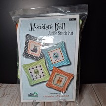 Pine Mountain Designs MONSTER'S BALL Junior Stitch Kit #302 Green Pillow... - $20.00 Pine Mountain Designs MONSTER'S BALL Junior Stitch Kit #302 Green Pillow... - $20.00